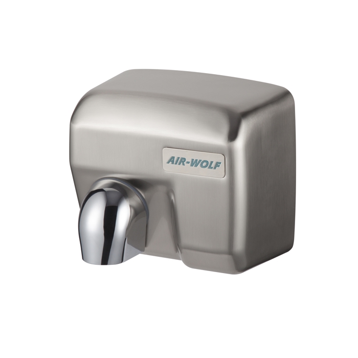 AIR-WOLF Händetrockner E 405 Stahl gebürstet 10-405 (10-230)