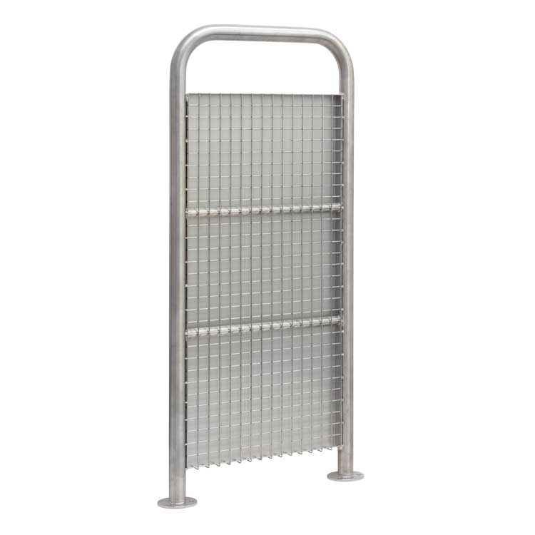 Mattenklopfer für Waschanlagen 1.200 x 600 x 43 mm Edelstahl