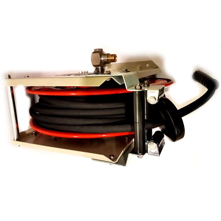 Hochdruck-Automatik-Schlauchaufroller mit 20m Hochdruckschlauch komplett