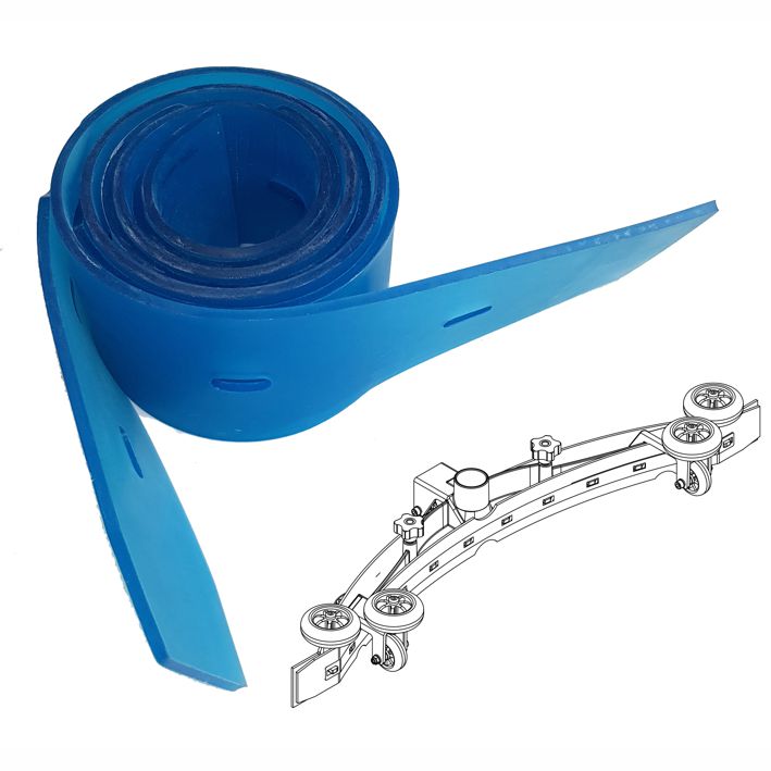 CLEANFIX Abstreiflamellensatz fett- und ölbeständig (Saugdüse gebogen) 435.083