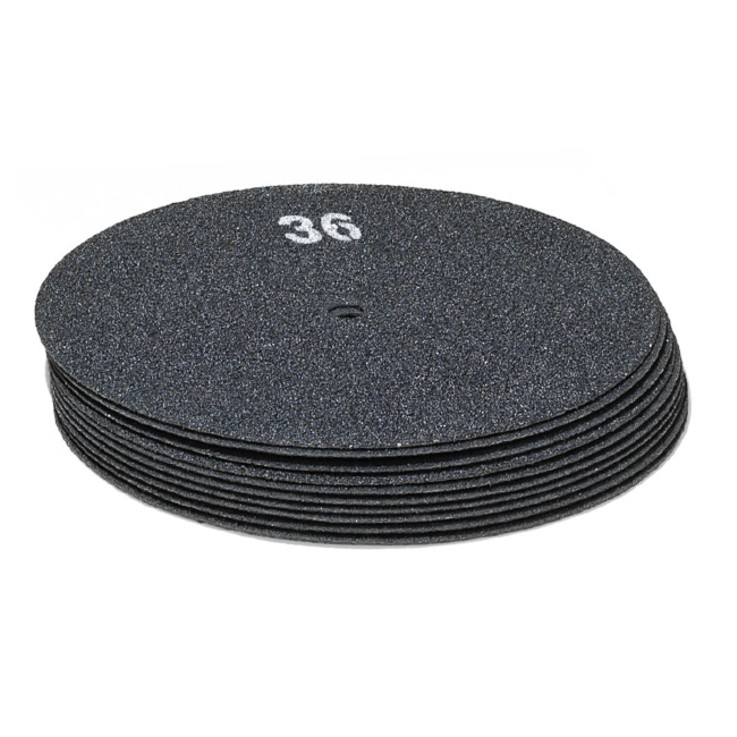 Schmirgelpapier 380mm 15" beidseitig Korn 36 Schleifpapier für Einscheibenmaschine (10 Stück)