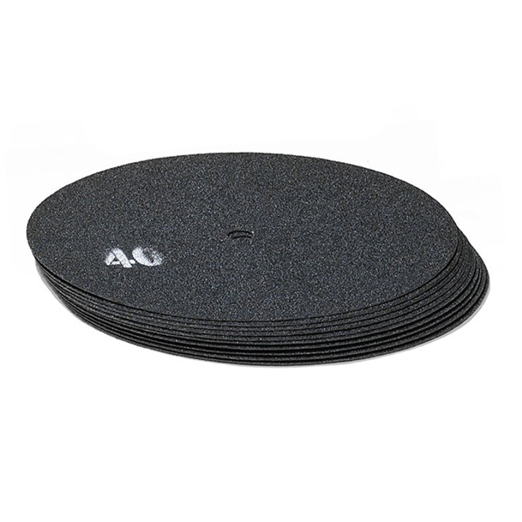 Schmirgelpapier 430mm 17" beidseitig Korn 40 Schleifpapier für Einscheibenmaschine (10 Stück)