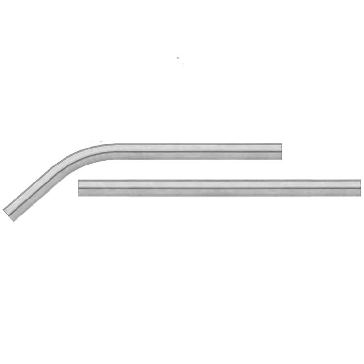 Handrohr 1200 mm verchromt 2-teilig DN40