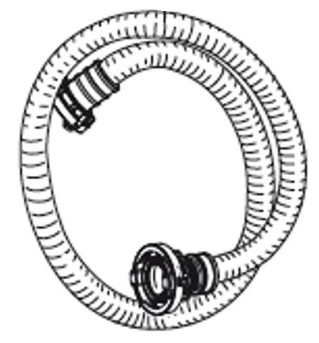 Schmutzwasser-Abpumpschlauch 10m mit C-Anschluss DN 40 110053