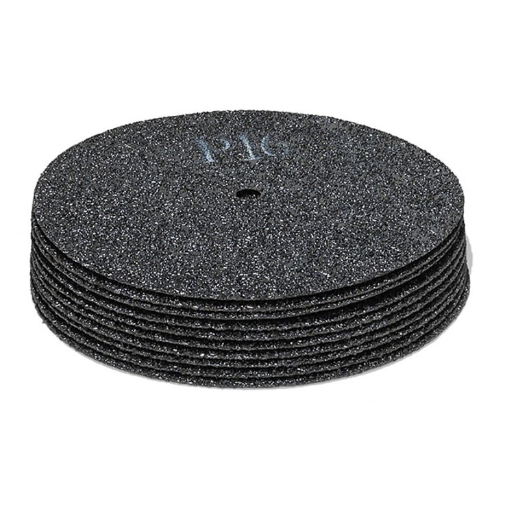 Schmirgelpapier 430mm 17" beidseitig Korn 16 Schleifpapier für Einscheibenmaschine (10 Stück)
