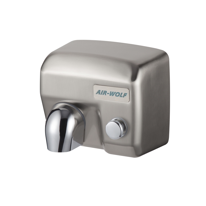 AIR-WOLF Händetrockner E 305 Stahl gebürstet 10-305