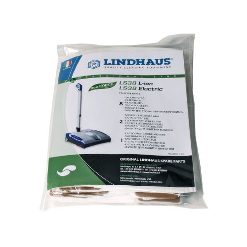Lindhaus 8 Vliesfilterbeutel für LS38 - 032430081