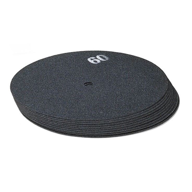 Schmirgelpapier 430mm 17" beidseitig Korn 60 Schleifpapier für Einscheibenmaschine (10 Stück)