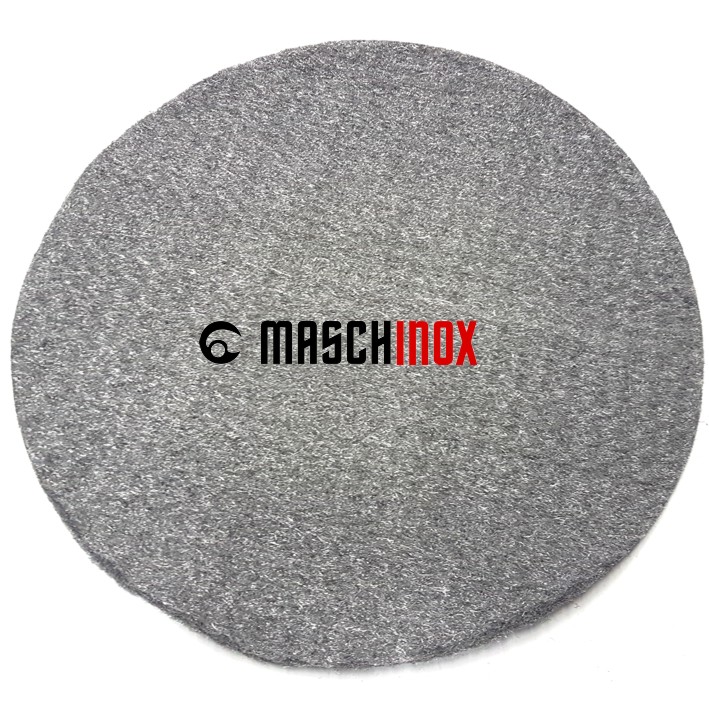 Stahlwolle-Pad 17" - 430mm zur Kristallisation (Edelstahl)