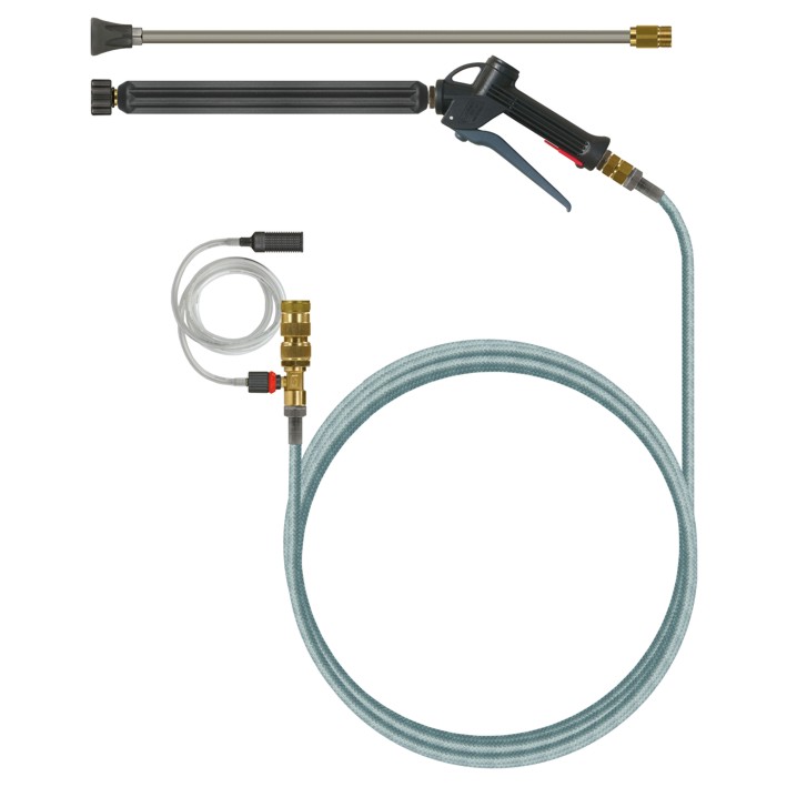 Vorsprühset mit Chemieinjektor 10m komplett (Vorsprühgerät)
