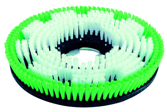 Schrubb-Bürste grün-weiss mittel für SPRINTUS EM 17 R