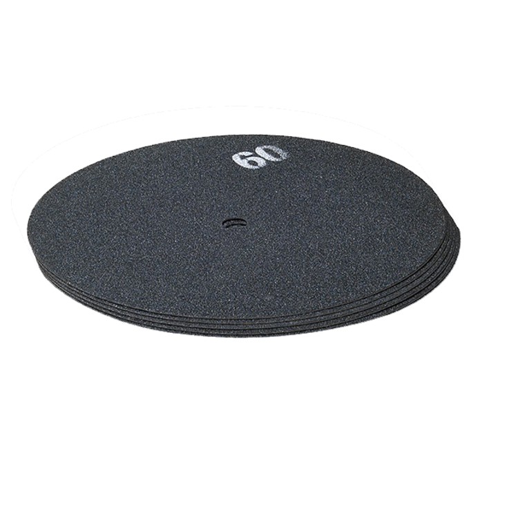 Schmirgelpapier 410mm 16" beidseitig Korn 60 Schleifpapier für Einscheibenmaschine (5 Stück)