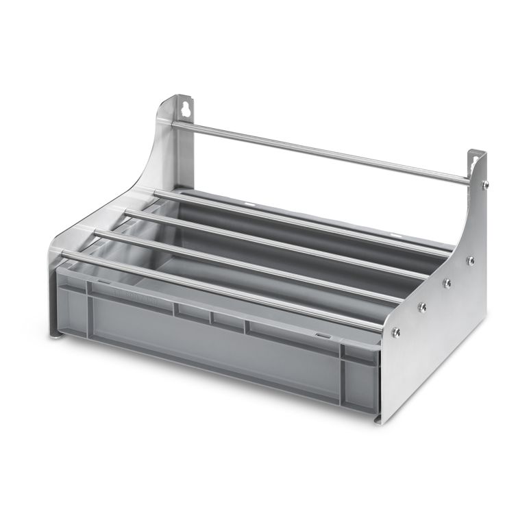 KÄRCHER Wandkonsole für 2x RM Kanister (bis 20 l), Edelstahl 1.4301 - 2.641-703.0