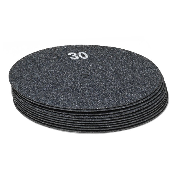 Schmirgelpapier 380mm 15" beidseitig Korn 30 Schleifpapier für Einscheibenmaschine (10 Stück)