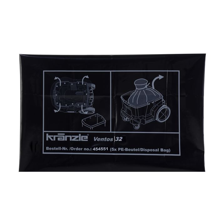 KRÄNZLE 5 PE-Entsorgungsbeutel für Ventos 32 L/PC/AC 454551