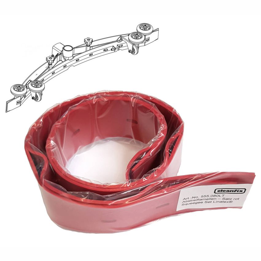 CLEANFIX Abstreiflamellensatz Standard (Saugdüse gebogen) 555.080LT