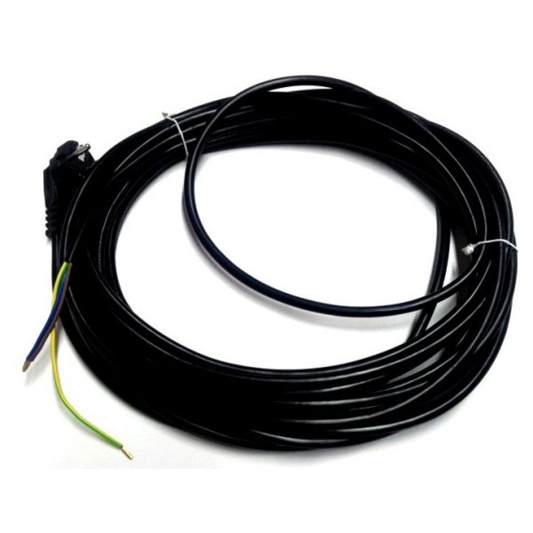 Kabel mit schwarzem Schukostecker für Duplex 340 420 und 620 - 080507