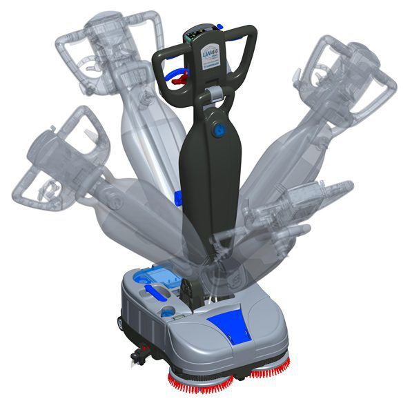 LINDHAUS LW52 Flexy Hybrid Scheuersaugmaschine 36V Lithium-Ionen-Akku