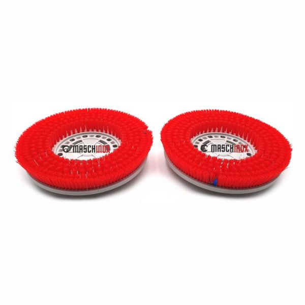 Tellerbürste rot mittel für Lindhaus LW44 Flexy (Satz mit 2 Stück) - 184570081