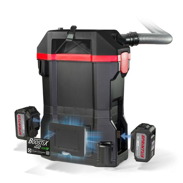 SPRINTUS BoostiX iGO ZERO 7,5Ah Akku Rucksack-Staubsauger 36 V Z122004