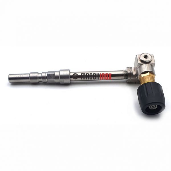 Schwenkbare Hochdruck-Lanze mit Düse 045 Stecksystem D12