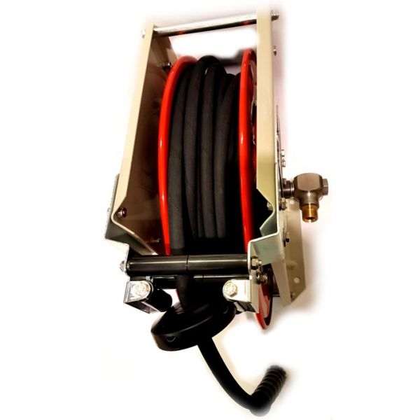 Hochdruck-Automatik-Schlauchaufroller mit 20m Hochdruckschlauch komplett