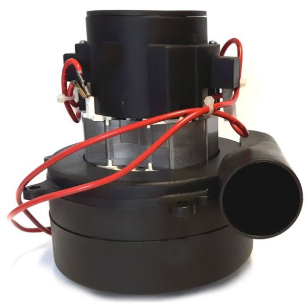 Saugmotor 24 V / 500 W mit Abluftrohr und Stutzen