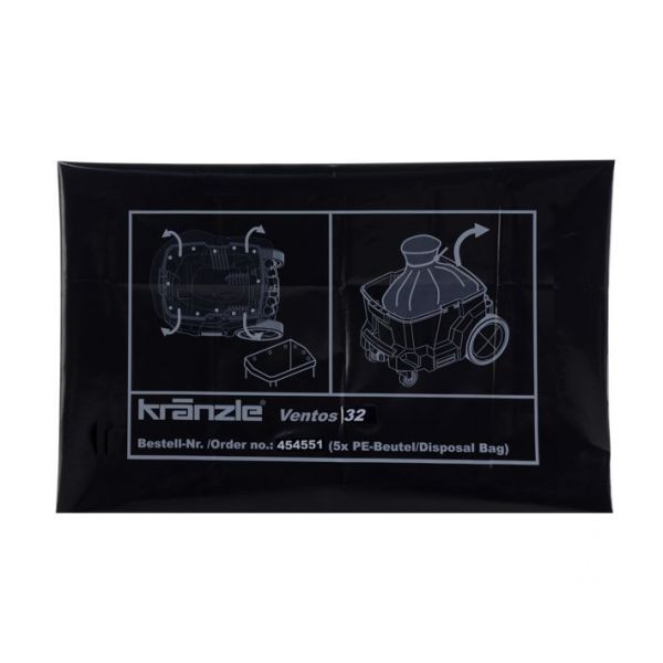 KRÄNZLE 5 PE-Entsorgungsbeutel für Ventos 32 L/PC/AC 454551