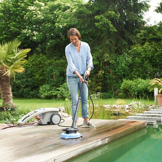 KRÄNZLE Bodenwäscher Round Cleaner UFO mit Räder Stecksystem 41881