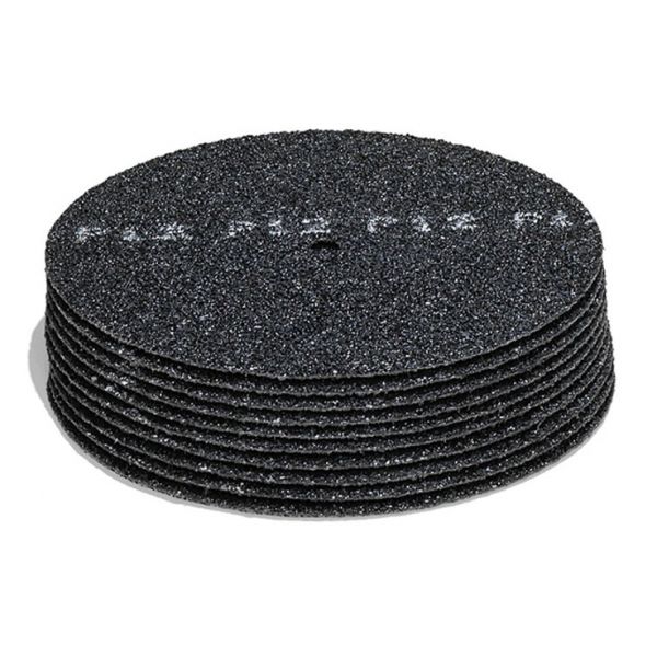 Schmirgelpapier 410mm 16" beidseitig Korn 12 Schleifpapier für Einscheibenmaschine (10 Stück)