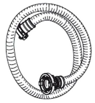 Schmutzwasser-Abpumpschlauch 10m mit C-Anschluss DN 40 110053