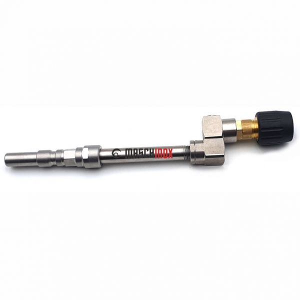 Schwenkbare Hochdruck-Lanze mit Düse 045 Stecksystem D12