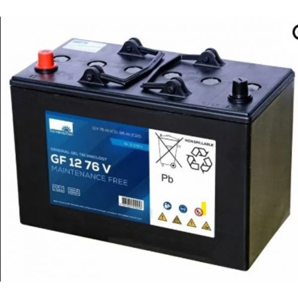 Nilfisk Gelbatterie Monoblock, 12V-76 Ah - 80564310