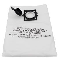 5 Vliesfilterbeutel für Sprintus Waterking XL / CraftiX 102031 5 Vliesfilterbeutel für Sprintus Waterking XL / CraftiX 102031