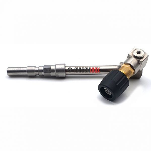 Schwenkbare Hochdruck-Lanze mit Düse 045 Stecksystem D12