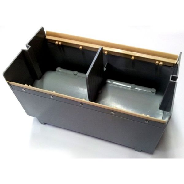 Rückholtank mit Schrauben grau für Duplex 340 - 122201