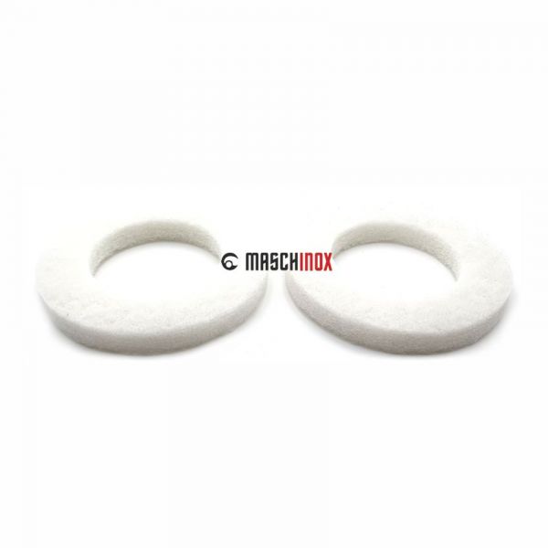 Polierpads weiß für Lindhaus LW44 Flexy (Satz mit 2 Stück) - 184620081