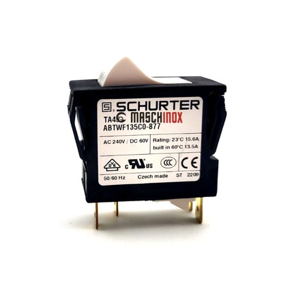 Schalter mit 13,5 A Überstromauslöser 411107 (411102)